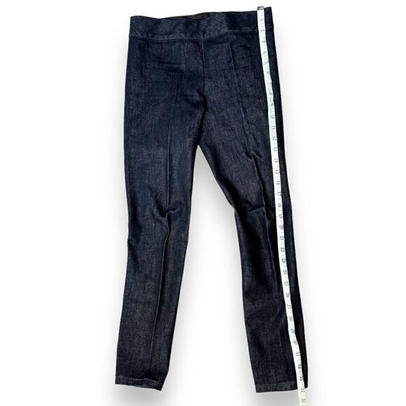 The Row Blue Denim Slim Trouser Pants Cotton Elastic Waist Women’s Size XS - Picture 15 of 15